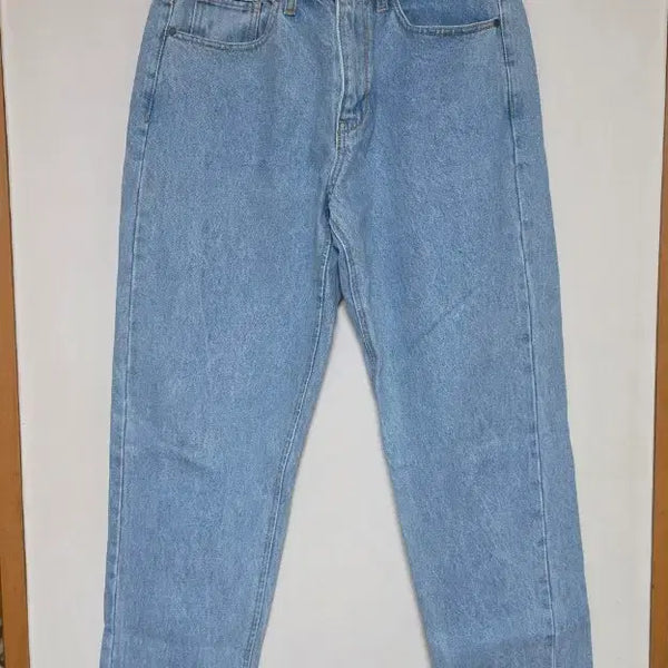 [BUNJANG] Who.A.U Slim Straight Light Wash Jeans / [새상품] 후아유 슬림 스트레이트 연청 진