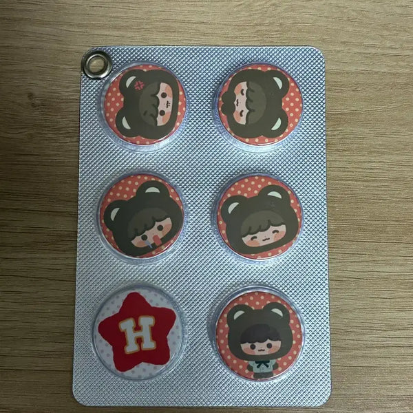 [BUNJANG] NCT Haechan Danim Pill Pin Button / 엔시티 해찬 다님 알약 핀버튼