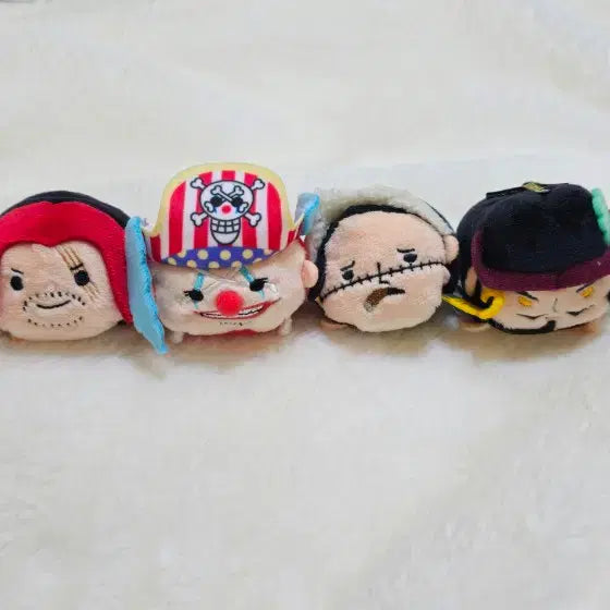 [BUNJANG] One Piece Tsumamare Set Buggy Crocodile Mihawk Shanks / 원피스 쯔무 일괄 버기 크로커다일 미호크 샹크스
