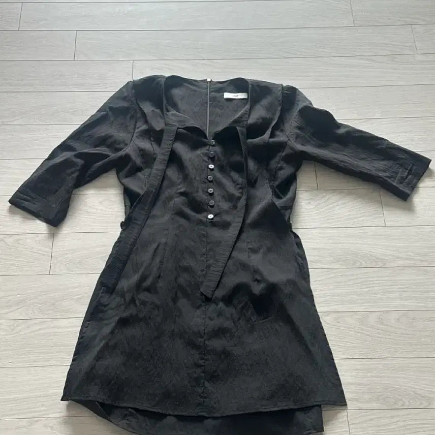 [BUNJANG] J'asp Black Midi Dress / 쟈습 블랙 원피스