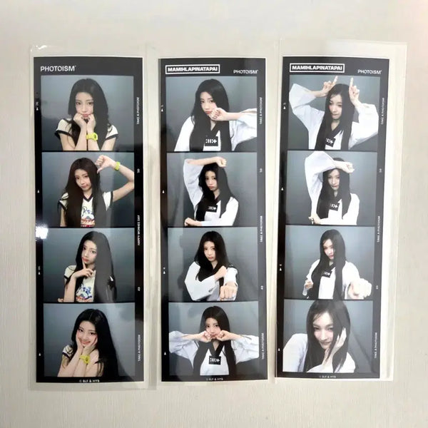 [BUNJANG] ILLIT Snappyz Meet & Greet Photoism Four-Cut Sticker Set / 일괄) 스내피즘 포토이즘 네컷 스티커 3종 세트 illit 마밀라피나타파이 원희 이로하 희어로즈