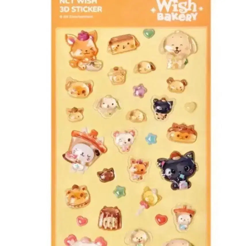 [BUNJANG] NCT WISH Wish Bakery 3D Bongbong Sticker (Sealed) / 미개봉) 엔시티위시 위시 베이커리 3D 봉봉 스티커