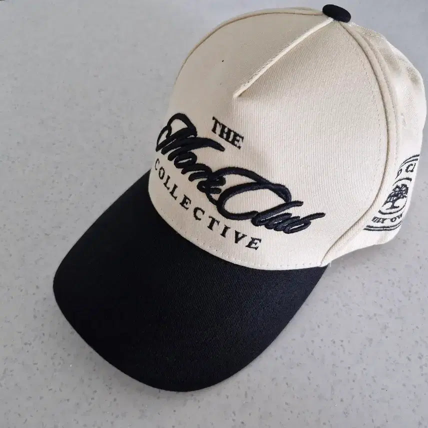 [BUNJANG] The Monk Club Ball Cap Beige Black / 더 몽클럽 볼캡 베이지 블랙