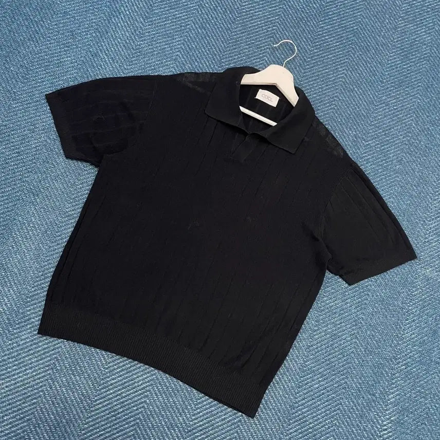 [BUNJANG] Custom Clock Cotton Blend Short Sleeve Polo Knit M / [M] 커스텀어클락 반팔 카라 니트 만원샵