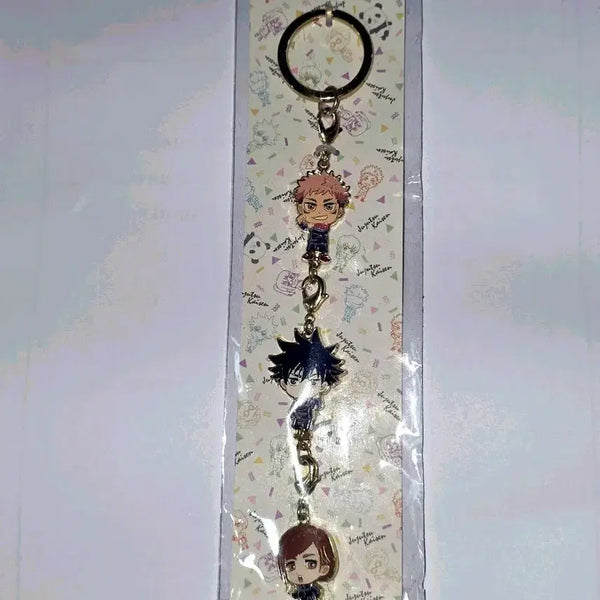 [BUNJANG] Jujutsu Kaisen 3-Character Keychain / 주술회전 3인 캐릭터 키링