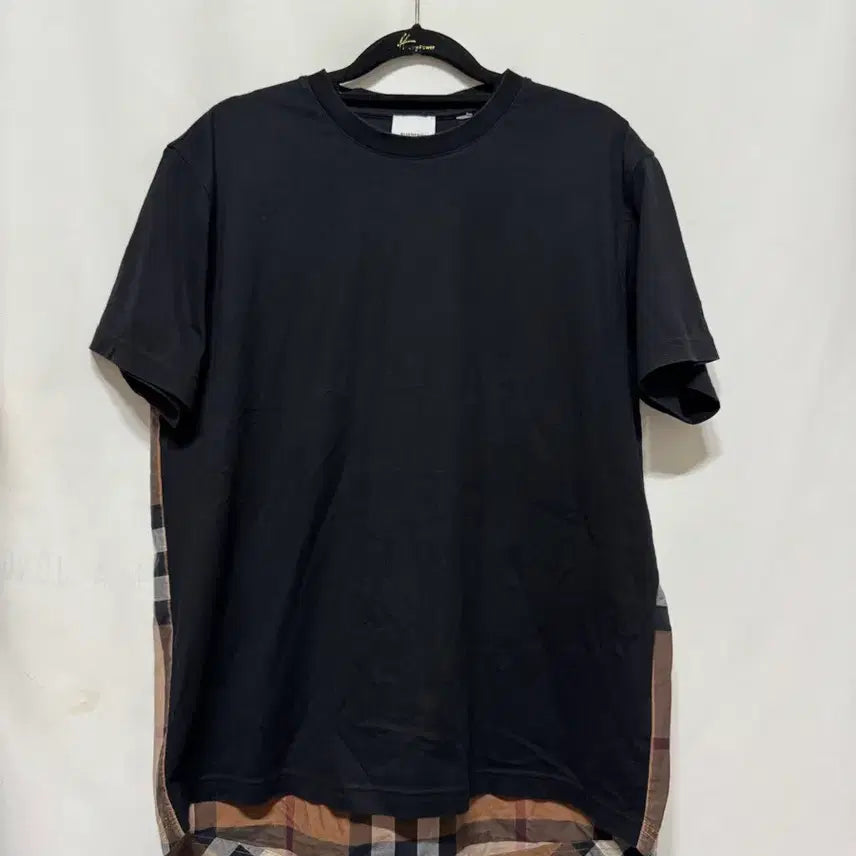 [BUNJANG] Burberry Check Short Sleeve T-Shirt / 버버리 체크 반팔티