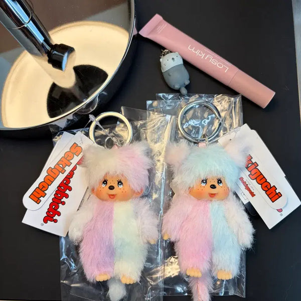 [BUNJANG] Tie-Dye Monchhichi Keyring (Selectable) / [새상품] 타이다이 몬치치키링 선택가능