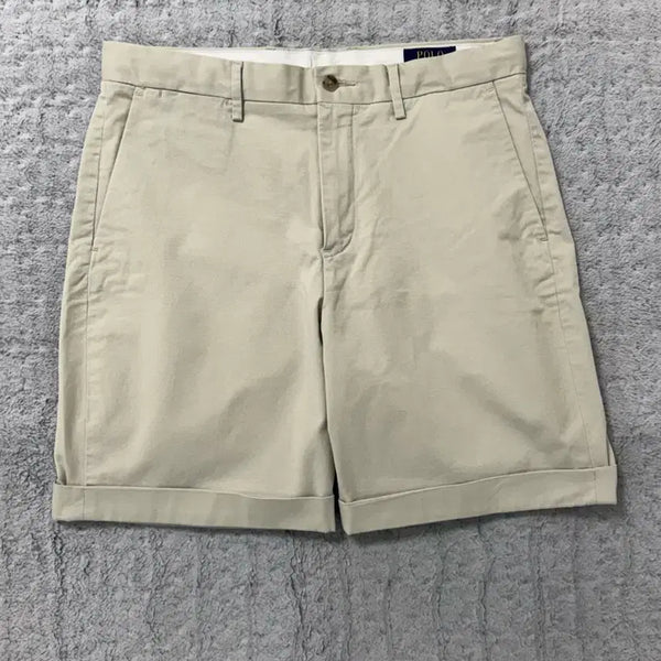 [BUNJANG] Polo Ralph Lauren Beige Cotton Blend Half Pants (Size 31) / [실착1회] 폴로 베이지 하프팬츠