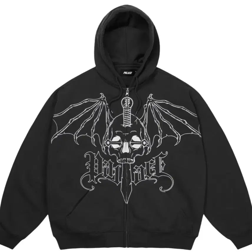 [BUNJANG] Palace Wingspan Triple Stitch Hoodie Zip-Up M / 팔라스 윙스팬 트리플 스티치 후드집업 M