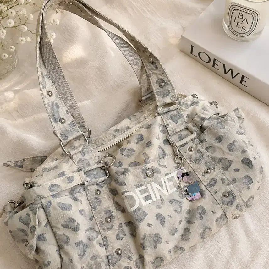 [BUNJANG] Dainnit Leopard Pattern Crossbody Bag / 다이닛 레오파드 크로스 백
