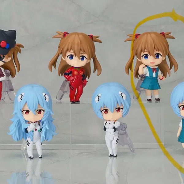 [BUNJANG] Evangelion Nendoroid Asuka & Rei School Uniform Bundle / 에반게리온 넨도로이드 서프라이즈 아스카,레이 교복 일괄