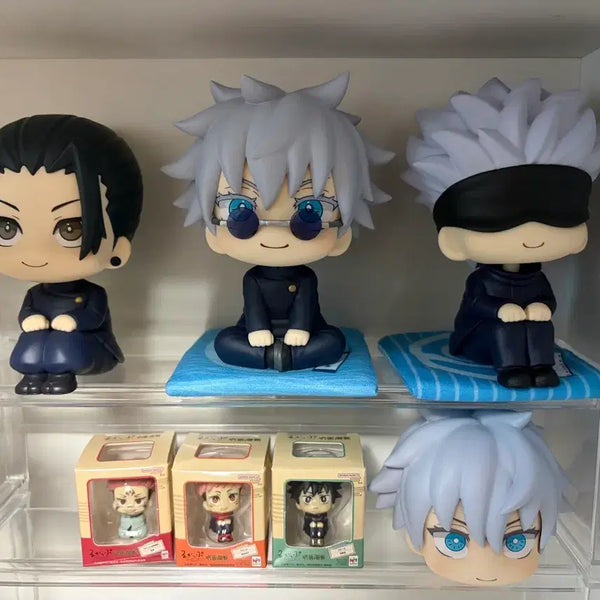 [BUNJANG] Jujutsu Kaisen Lookup & Mini Lookup Figures Bundle (Gojo, Geto, Megumi, Yuji, Sukuna) / 택포 11) 주술회전 룩업 3종 (고죠, 게토) 및 미니 룩업 3종 (메구미, 유지, 스쿠나) 일괄 판매