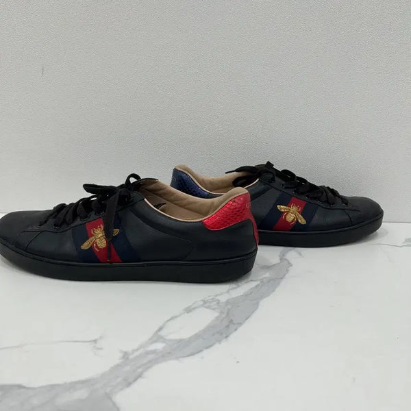 [BUNJANG] Gucci Ace Sneaker Bee Black Size 9 / [9]구찌 꿀벌 에이스 스니커즈 블랙