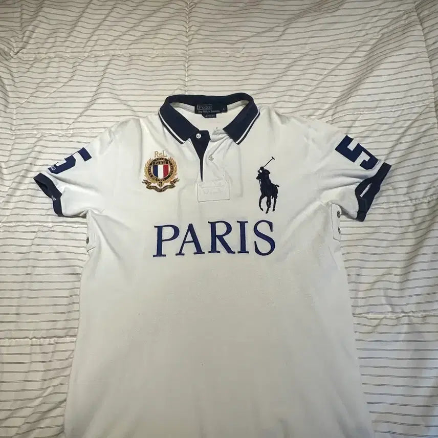 [BUNJANG] Polo Ralph Lauren Big Pony Paris Chief-Keef T-Shirt / 폴로 빅포니 파리 치프키프 (유일매물)