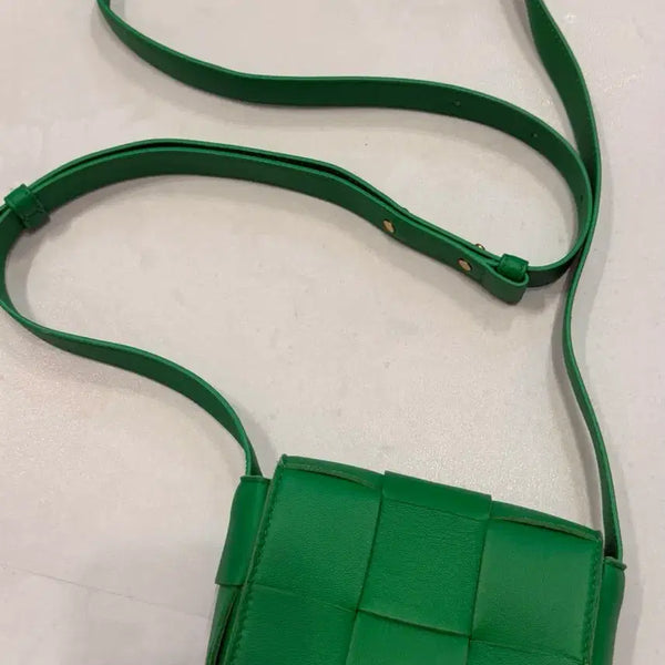 [BUNJANG] Bottega Veneta Cassette Bag Mini Leather Green / 보테가베네타 카세트백 미니