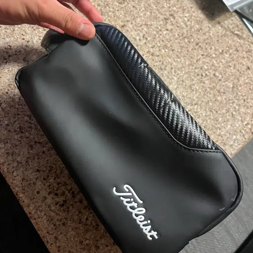[BUNJANG] Titleist Golf Pouch Black / 타이틀리스트 골프 파우치 블랙