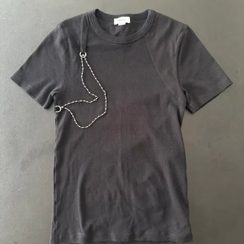 [BUNJANG] Alexander McQueen Chain Harness T-Shirt M / alexander mcqueen 체인 하네스 티셔츠 M