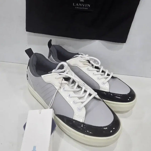 [BUNJANG] Lanvin Blanc Golf Shoes Sneakers Grey/Black / 랑방 블랑 골프화 스니커즈 그레이/블랙 230