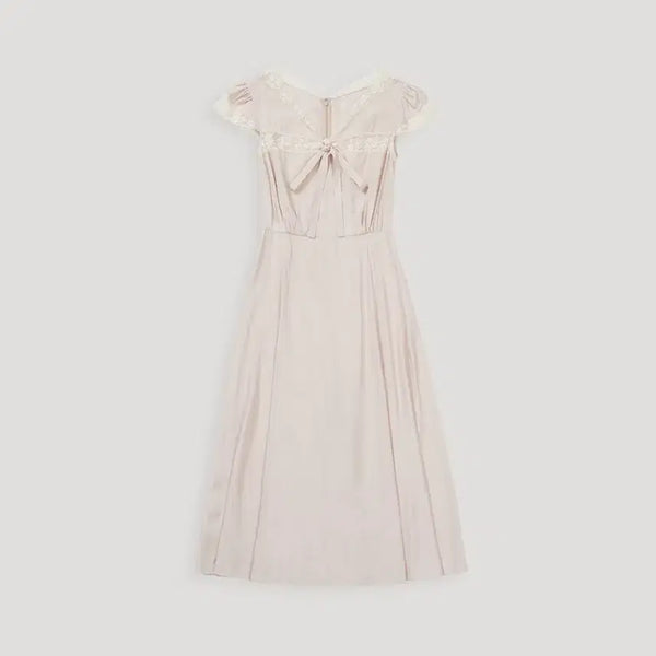 [BUNJANG] Fletta Vintage Muse Dress Pale Pink M / [새상품/ 택O] fletta 플레따 빈티지 뮤즈 드레스 페일 핑크 m