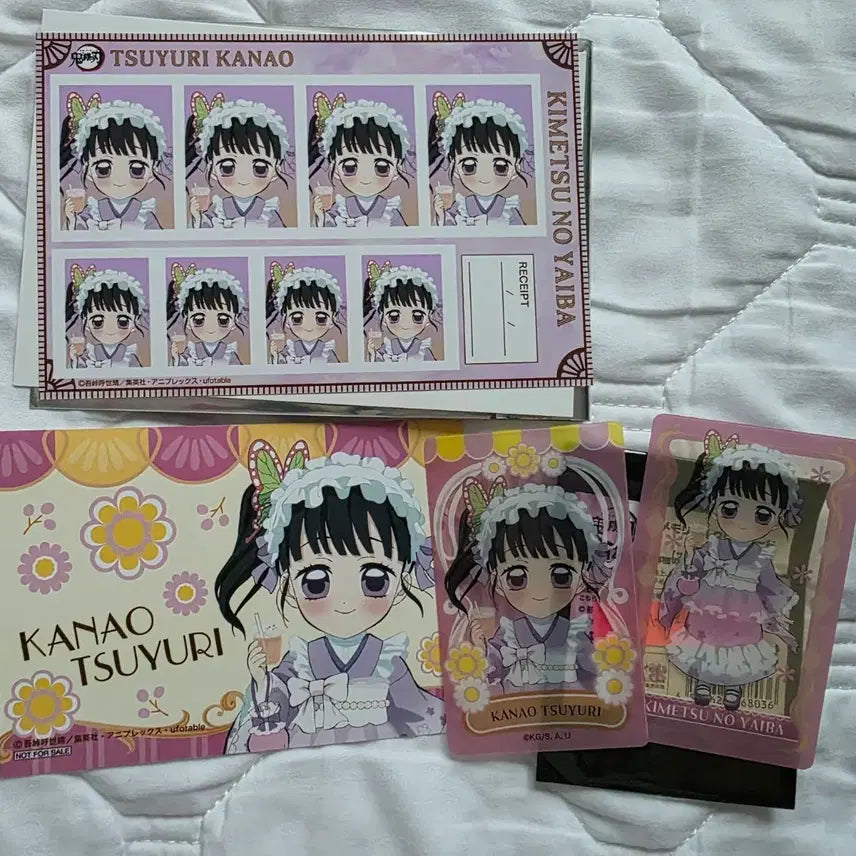 [BUNJANG] Demon Slayer Kanao Tsuyuri Animate Fair Limited Edition Photo Card & Postcard Set / 귀멸의 칼날 애니메이트 페어 상품 카나오 증명사진+포토카드+엽서 세트