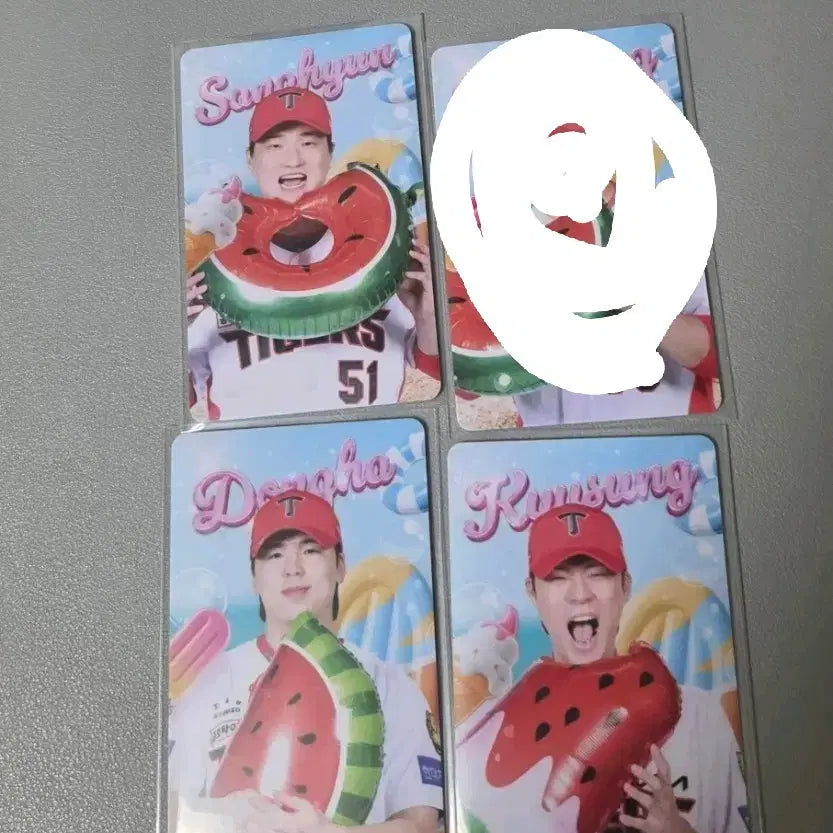 [BUNJANG] Kia Tigers Watermelon Photocard / 기아타이거즈 수박포카