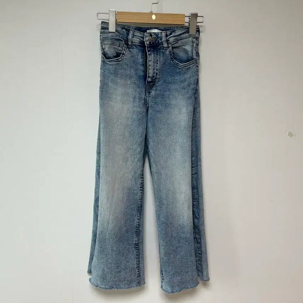 [BUNJANG] H&M Vintage Wash Bootcut Cut-Hem Denim Pants / [정품] H&M 빈티지 워싱 부츠컷 컷팅 데님 (국내 25-26)