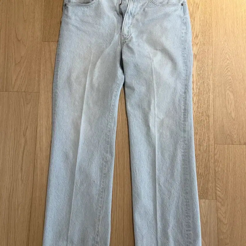 [BUNJANG] Kaptain Sunshine 26SS Skate Shoe Cut Denim Ice Wash Jeans / 캡틴선샤인 26SS 스케이트슈컷 데님 아이스워시