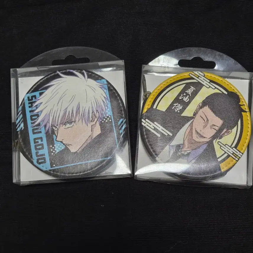 [BUNJANG] Jujutsu Kaisen Gojo & Geto Coin Purse Bundle Set (Sealed) / 주술회전 고죠, 게토 동전지갑 미개봉 일괄
