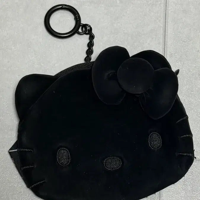 [BUNJANG] Joseph & Stacey Hello Kitty Keyring Pouch Black / 조셉앤스테이시 헬로키티 블랙 키링 파우치