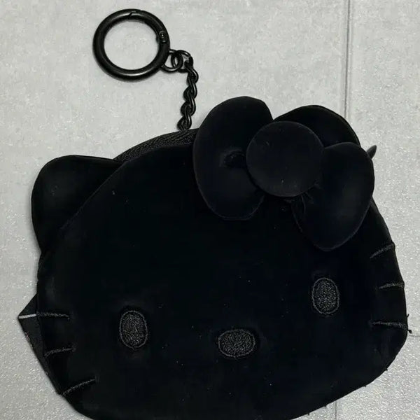 [BUNJANG] Joseph & Stacey Hello Kitty Keyring Pouch Black / 조셉앤스테이시 헬로키티 블랙 키링 파우치