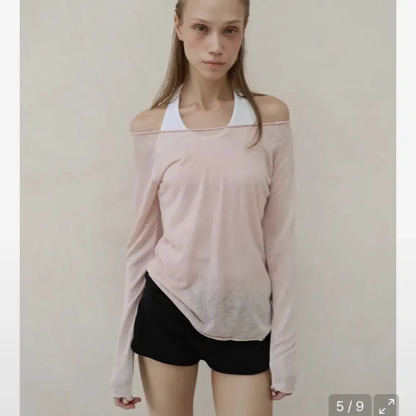 [BUNJANG] OUNCE Semi Loose Rough Cut Long Sleeve S / 새상품 오운서 세미 루즈 러프 컷 롱슬리브 S