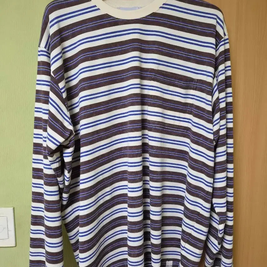 [BUNJANG] Solid Homme 26SS Stripe T-Shirt / 48 솔리드옴므 26ss 스트라이프 티셔츠