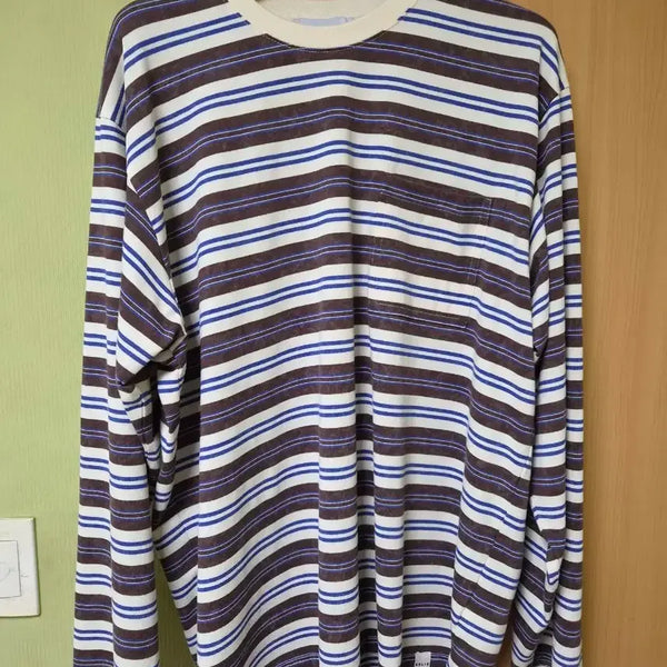 [BUNJANG] Solid Homme 26SS Stripe T-Shirt / 48 솔리드옴므 26ss 스트라이프 티셔츠