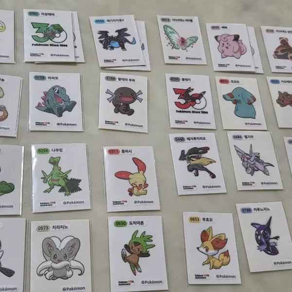 [BUNJANG] Pokemon Stickers Bundle Set / (일괄) 포켓몬스터 띠부씰