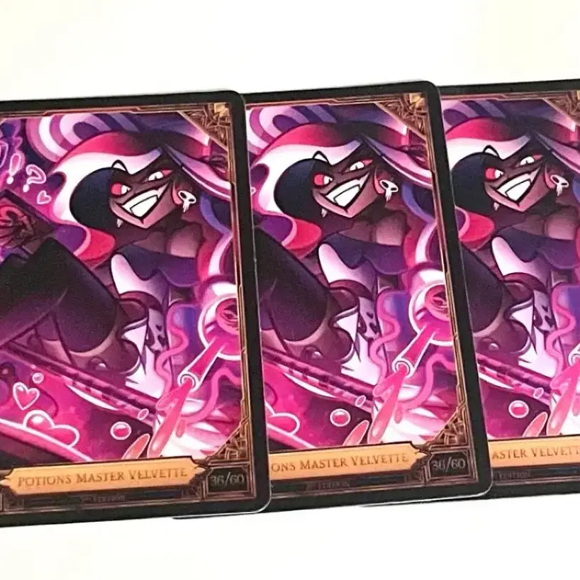 [BUNJANG] HAZBIN HOTEL Potion Master Velvet 2nd Edition Trading Card / 해즈빈호텔 포션 마스터 벨벳 2nd 트레카