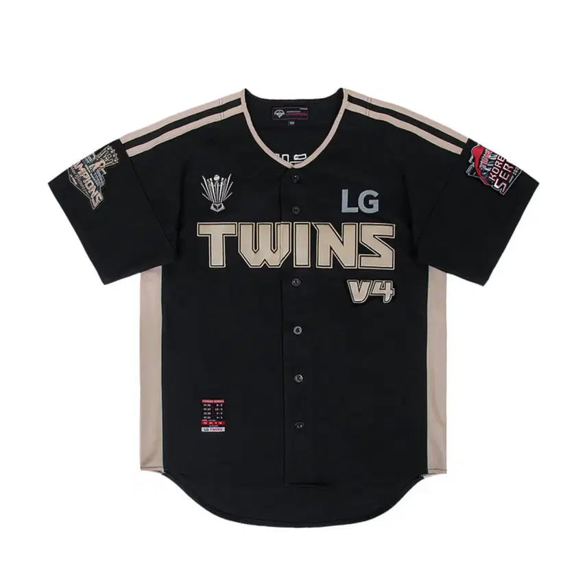 [BUNJANG] LG Twins 2025 Unified Championship Black Jersey Size 90 (Kim Young-woo Embroidered) / 미개봉)엘지 LG 트윈스 2025 통합우승 유니폼 블랙 90 김영우 자수마킹