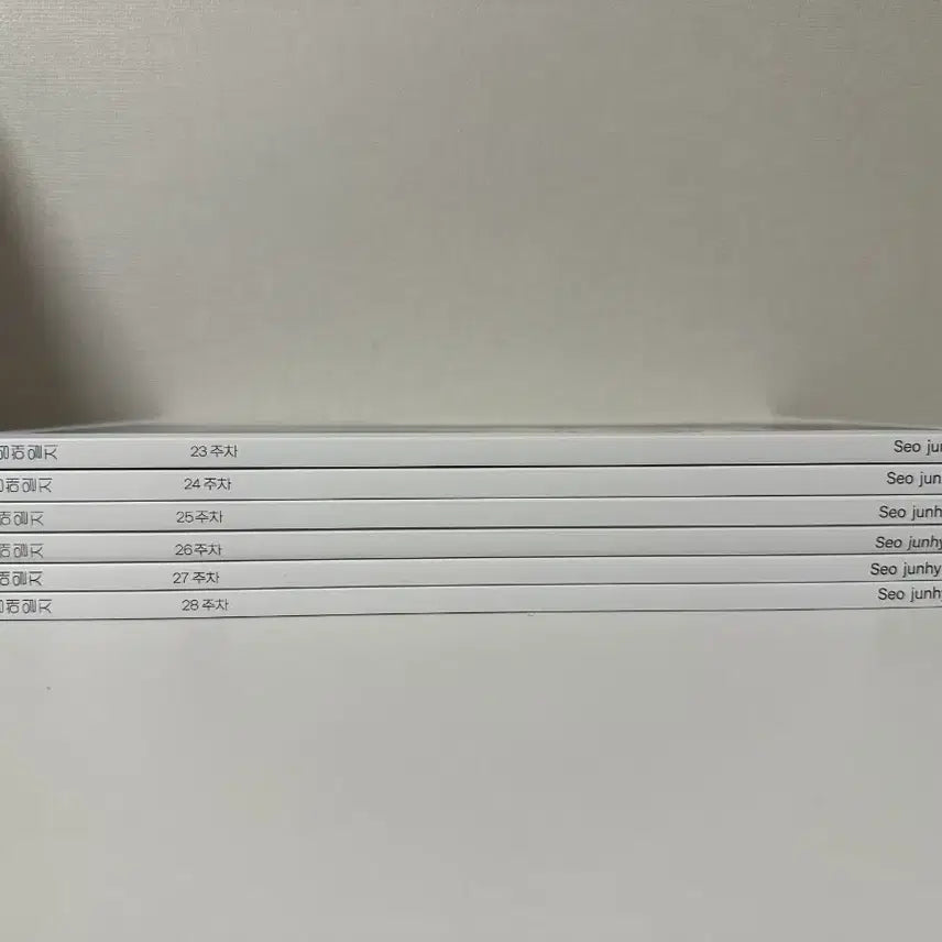 [BUNJANG] Seojunhyuk (Park Junho) Survival Season Voyage Log 2027, Volumes 23-28 / 2027 서준혁(박준호) 서바시즌 항해일지 23-28