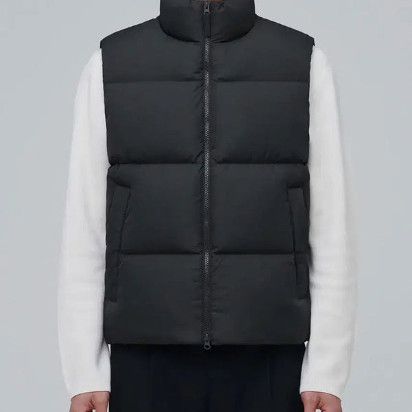 [BUNJANG] Musinsa Standard Puffer Padding Vest (Dark Gray, 2XL) / 무탠다드 패딩 베스트(2XL)