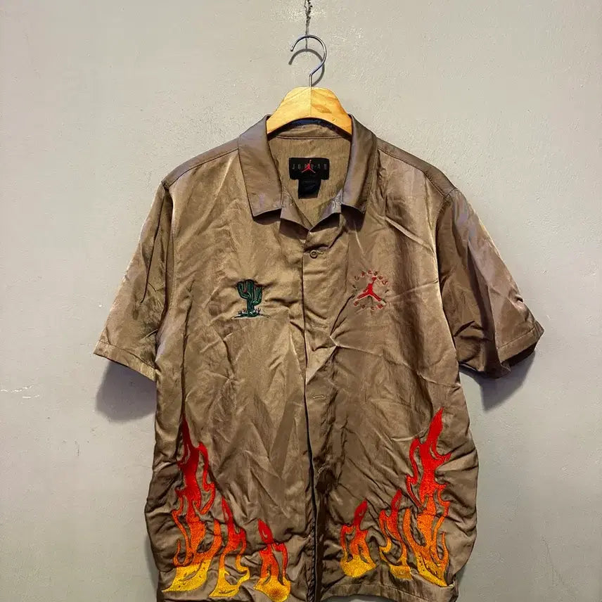 [BUNJANG] Jordan Travis Scott Cactus Jack T-Shirt / 조던 트레비스 스캇 캑터스 반팔 셔츠