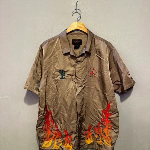 [BUNJANG] Jordan Travis Scott Cactus Jack T-Shirt / 조던 트레비스 스캇 캑터스 반팔 셔츠
