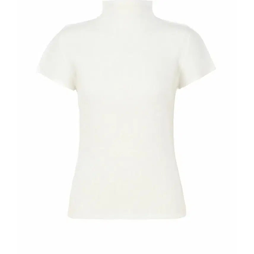 [BUNJANG] Pleats Please Basic Mist Mock Neck Top White / 새상품)플리츠플리즈 베이직미스트(반목)