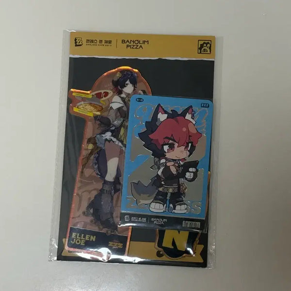 [BUNJANG] Balliom Pizza Ellen Jo Acrylic Stand + Sealed Photocard / (리딤o)반올림피자 엘렌 조 아크릴스탠드 미개봉 + 미개봉 포토카드