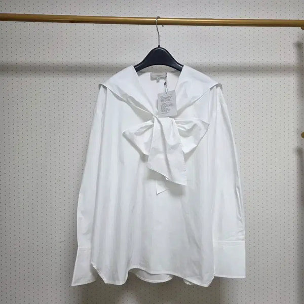 [BUNJANG] Celebshop Edition 26SS Oversized Ribbon Blouse (Size 66) / 셀럽샾에디션 오버핏 리본블라우스66사이즈(새상품)