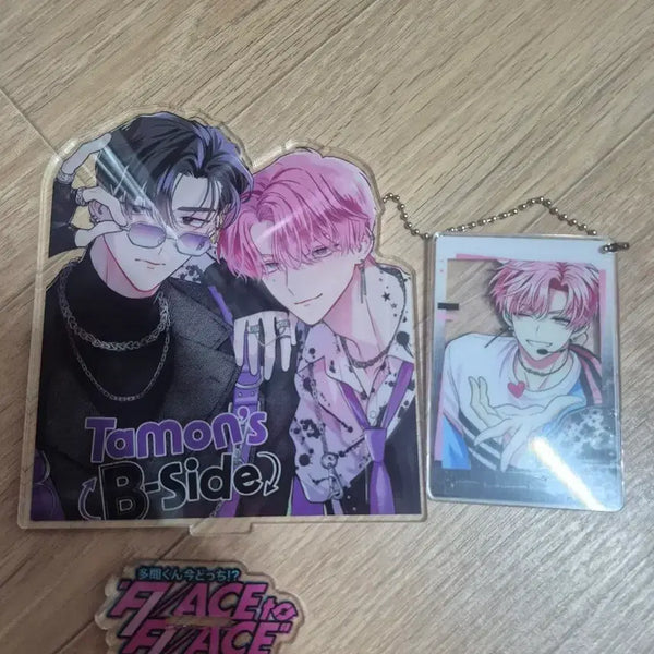 [BUNJANG] Tamonn-kun Acrylic Standee & Keyring Set / 타몬군 지금 어느쪽 굿즈