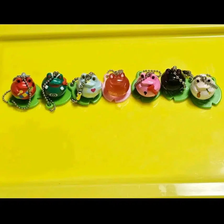 [BUNJANG] Frog Style Rose Heart Lock Chef Keyring Bundle Set / 프로그스타일 꽃 로즈 (레어) 프로그스타일 하트 자물쇠 요리사 키링  일괄
