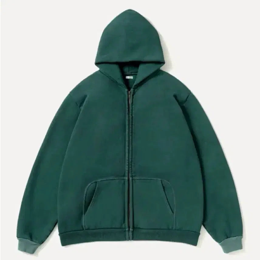 [BUNJANG] Apfce 26AW Vintage Hooded Zip-Up Green / [4] 26aw 아프레쎄 빈티지 후드집업 그린
