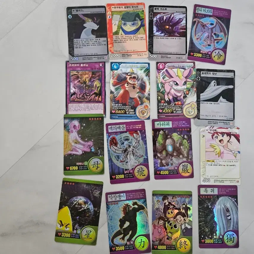 [BUNJANG] Yu-Gi-Oh! Live On, Jungle Fighters, Shinbi Apartment Trading Card Bundle (Includes Plug SR, Rare Kang Narae) / 유희왕,라이브온,정글파이터즈,신비아파트카드 초급처 무료배송  (플러그SR,강나래 단종카드많이포함)