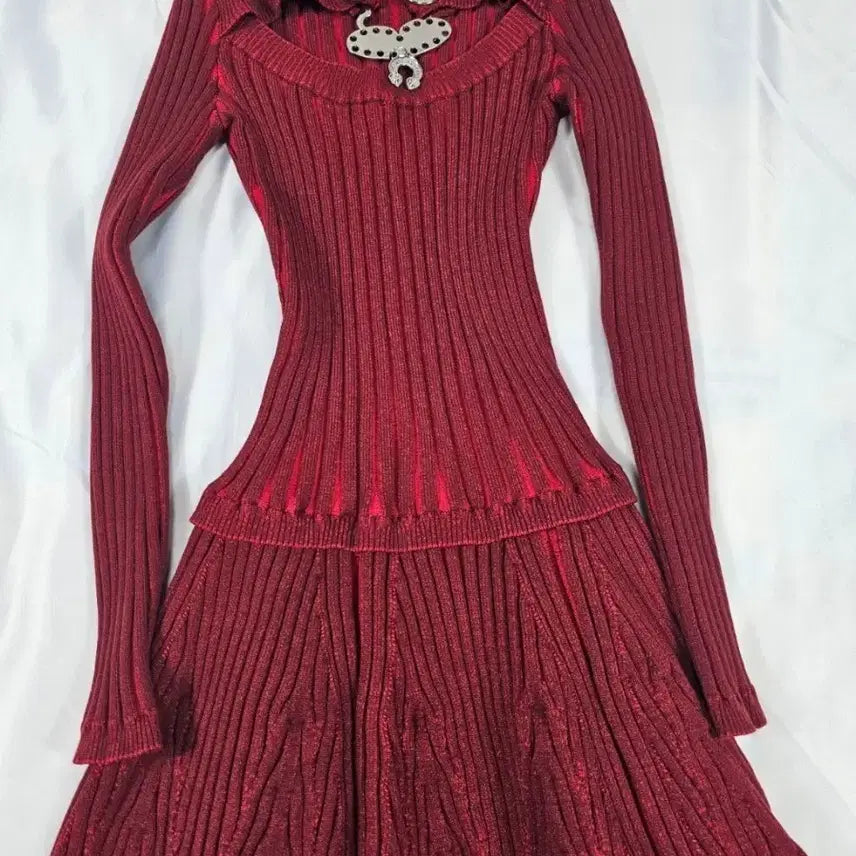 [BUNJANG] M Size New One-Piece Knit Dress / 초포바로위나원피스니트