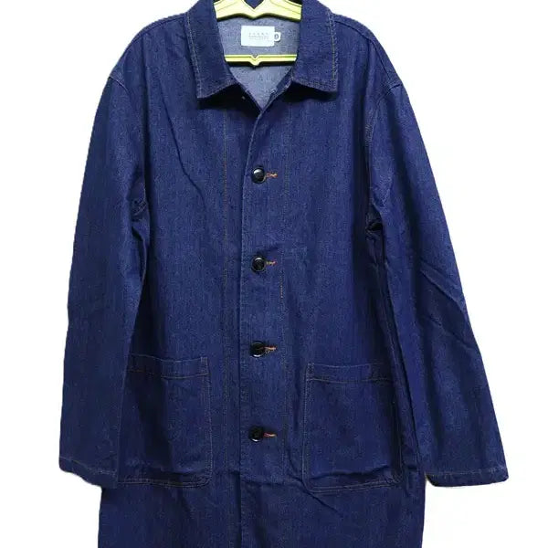 [BUNJANG] Denim Long Jacket / w150 미사용 데님롱자켓 청자켓/여성66-77/가슴단면50센치/사놀까2