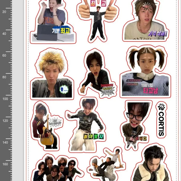 [BUNJANG] Curtis Mudoticon Die-cut Sticker / 코르티스 무도티콘 칼선스티커 팝니다